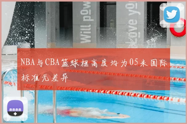 NBA与CBA篮球框高度均为05米国际标准无差异